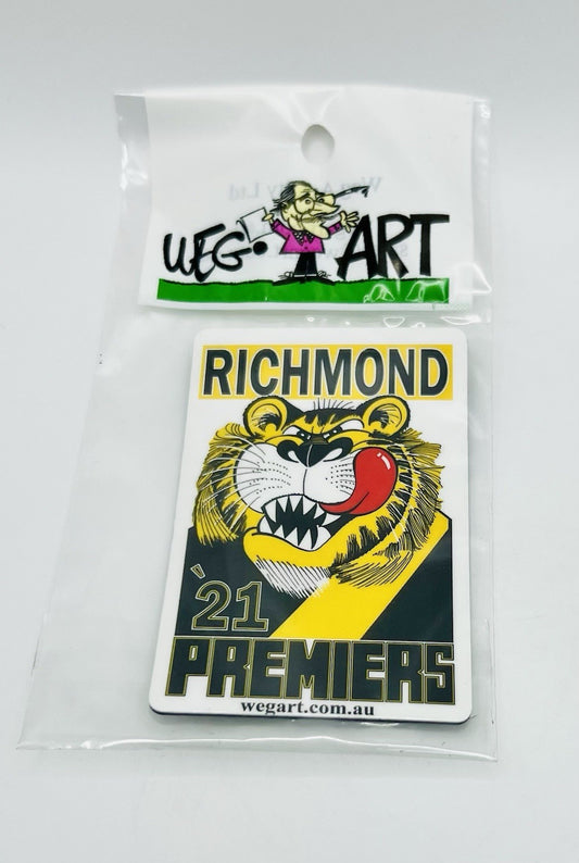 WEG WegArt Premiers Fridge Magnet - Richmond Tigers 1921