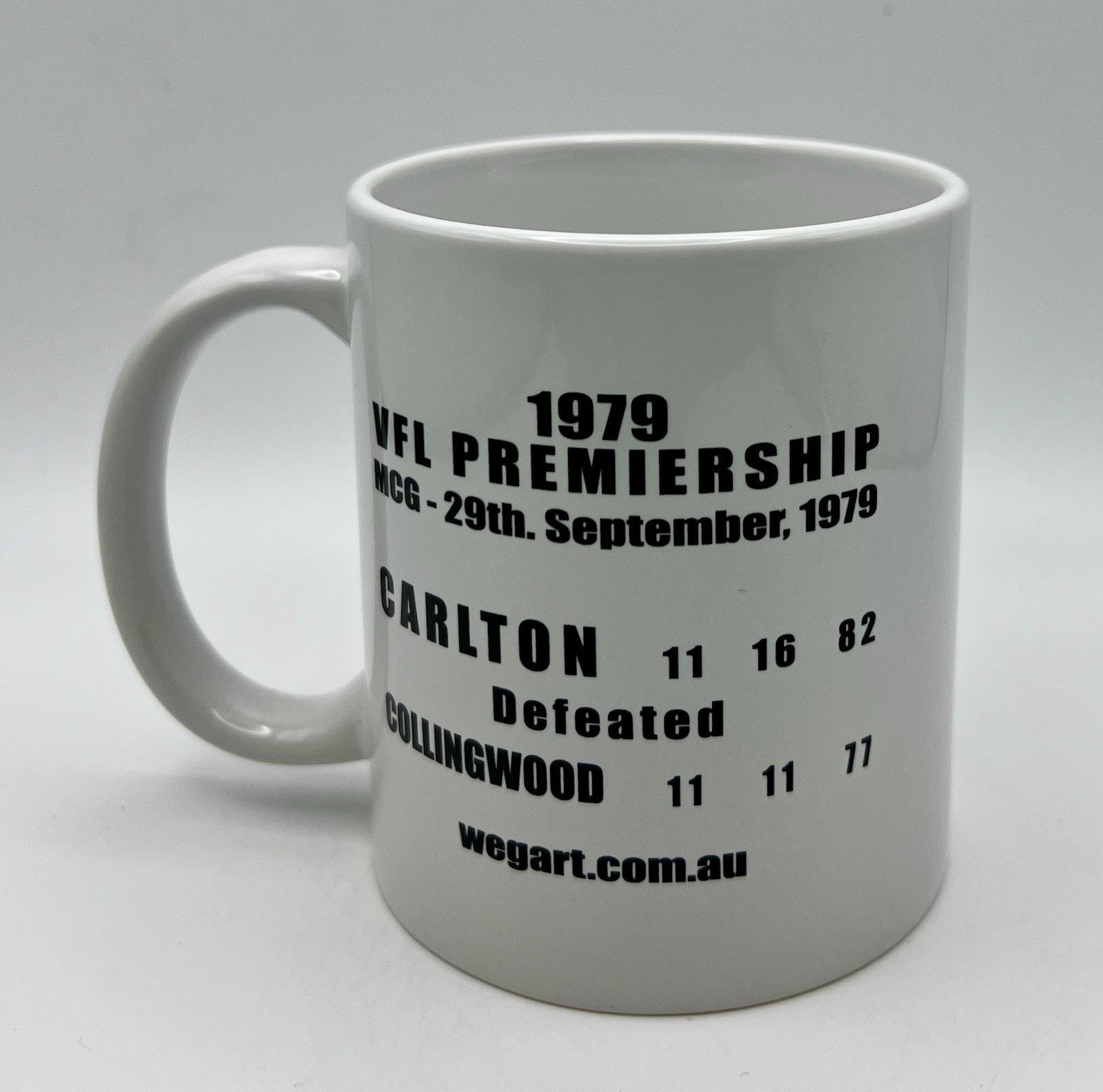WegArt WEG Premiers Mug - Carlton Blues 1979
