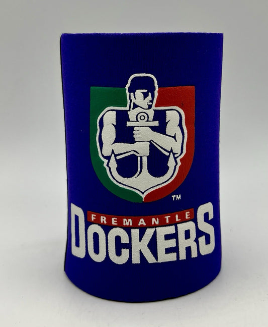Vintage AFL Stubby Holder/Can Cooler Fremantle Dockers Inaugural Season 1995