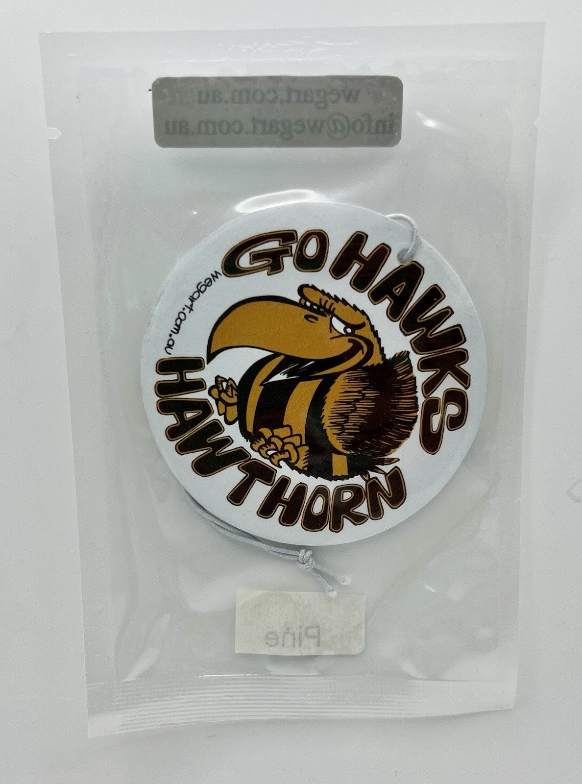 Hawthorn Hawks WEG WegArt Car Air Freshener - PINE SCENT