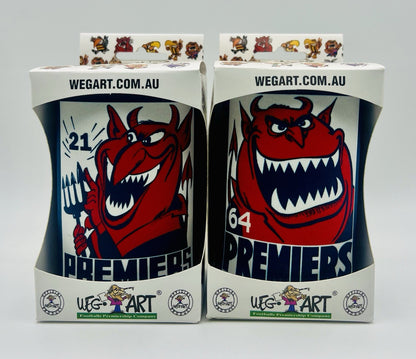 WegArt WEG Premiers Stubby Holder Can Cooler - Melbourne Demons 1964