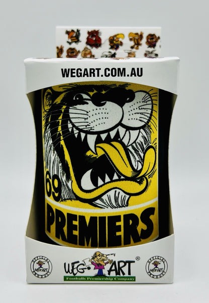 WegArt WEG Premiers Stubby Holder Can Cooler - Richmond Tigers 1969