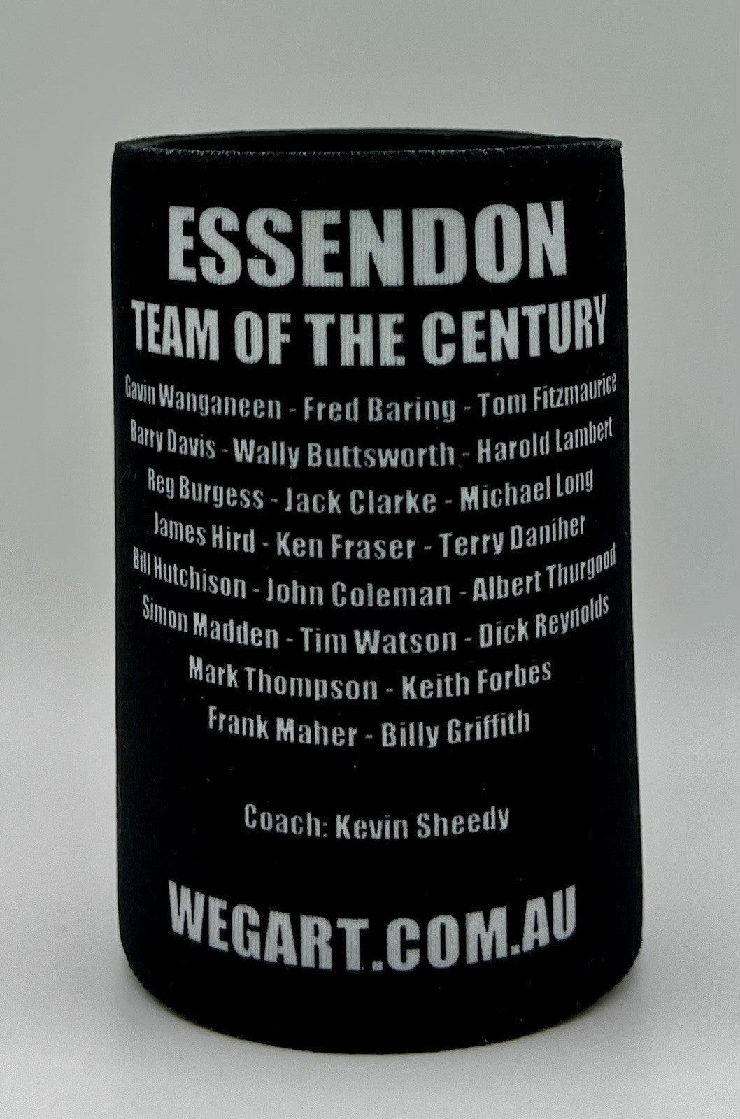 WegArt Stubby Holder Can Cooler - Essendon Bombers “Carna Bombers”