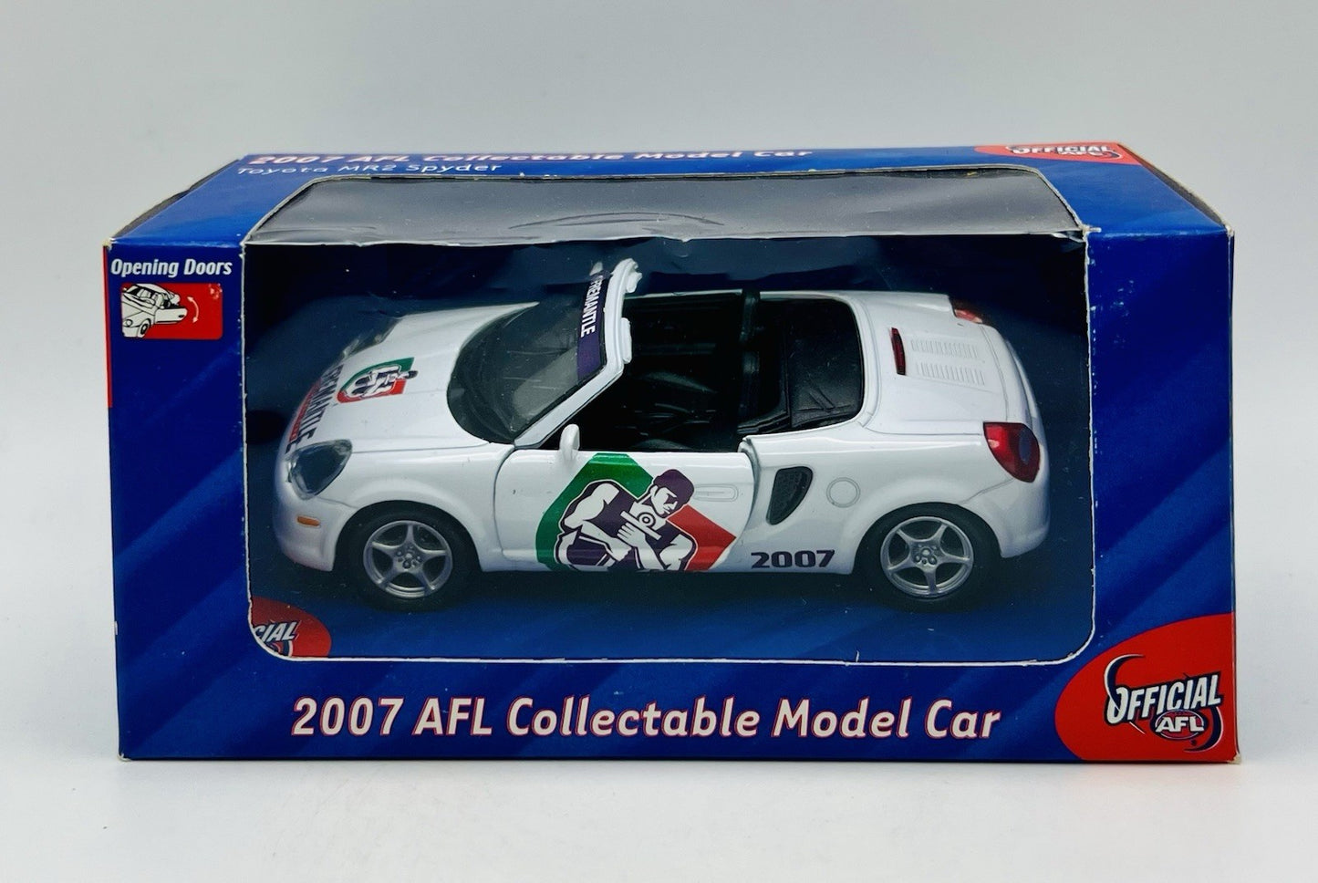 2007 AFL Collectable Model Car Toyota MR2 Spyder Fremantle Dockers