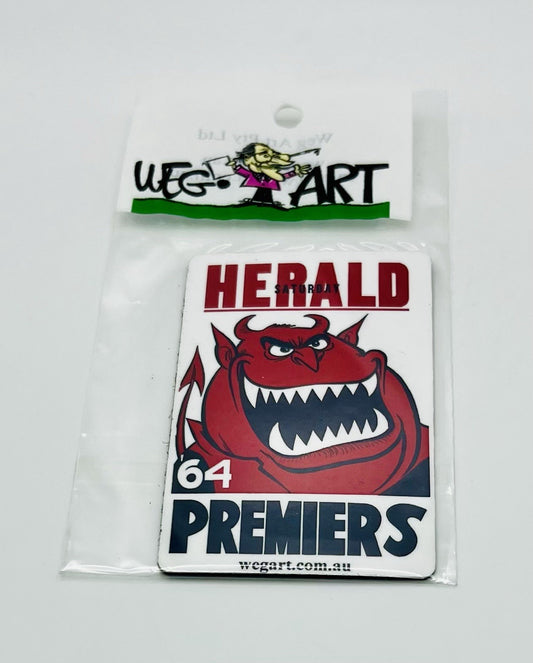 WEG WegArt Premiers Fridge Magnet - Melbourne Demons 1964