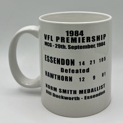 WegArt WEG Premiers Mug  - Essendon Bombers 1984