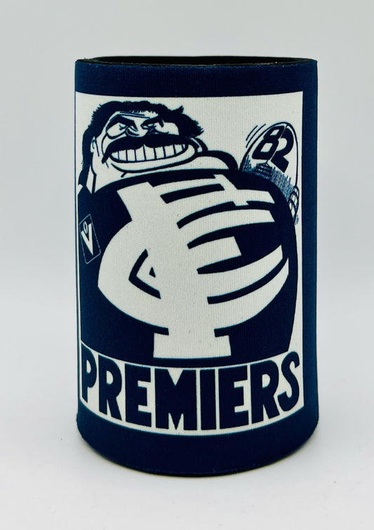 WegArt WEG Premiers Stubby Holder Can Cooler - Carlton Blues 1982