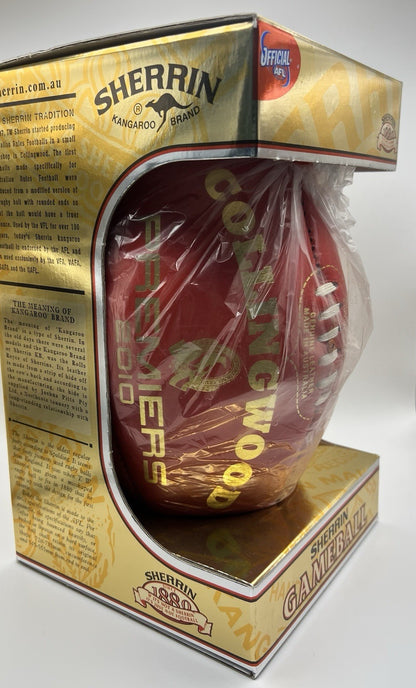 AFL Collingwood Magpies Sherrin 2010 Premiers Football GOLD FOIL