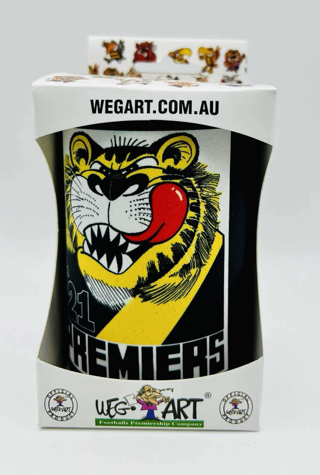 WegArt WEG Premiers Stubby Holder Can Cooler - Richmond Tigers 1921