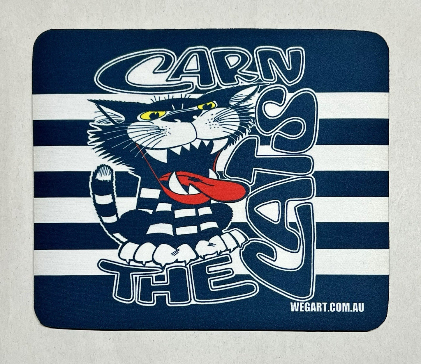 WegArt mouse pad - Geelong Cats “Carn The Cats”