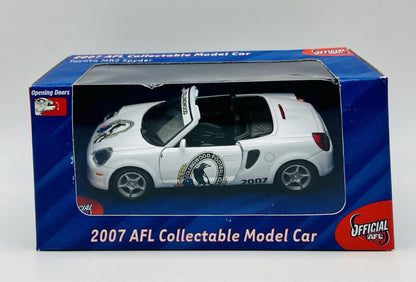2007 AFL Collectable Model Car Toyota MR2 Spyder Collingwood Magpies