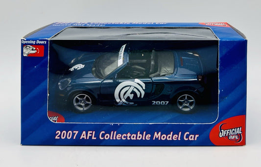 2007 AFL Collectable Model Car Toyota MR2 Spyder Carlton Blues