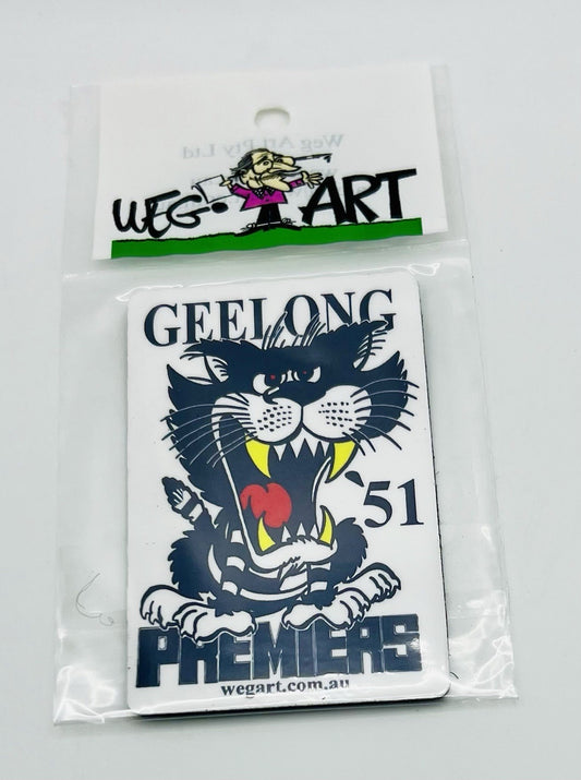 WEG WegArt Premiers Fridge Magnet - Geelong Cats 1951
