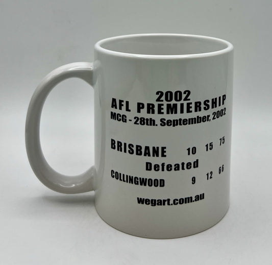 WegArt WEG Premiers Mug - Brisbane Lions 2002