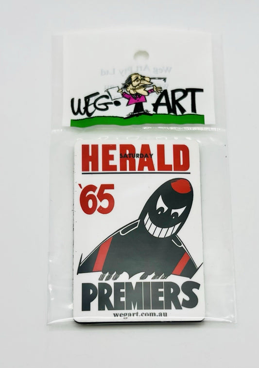 WEG WegArt Premiers Fridge Magnet - Essendon Bombers 1965