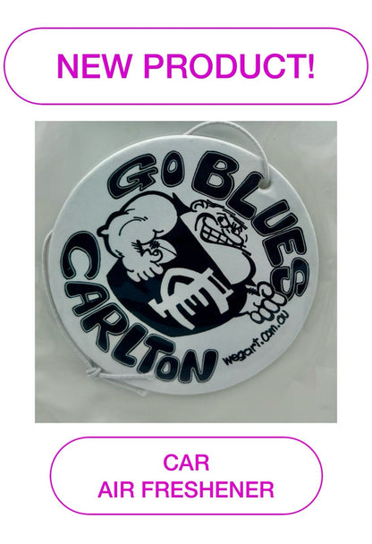 Carlton Blues WEG WegArt Car Air Freshener - PINE SCENT