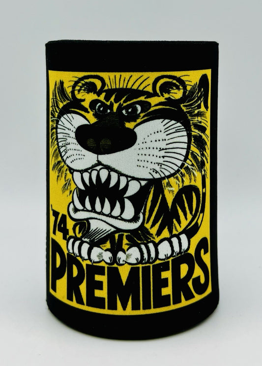 WegArt WEG Premiers Stubby Holder Can Cooler - Richmond Tigers 1974