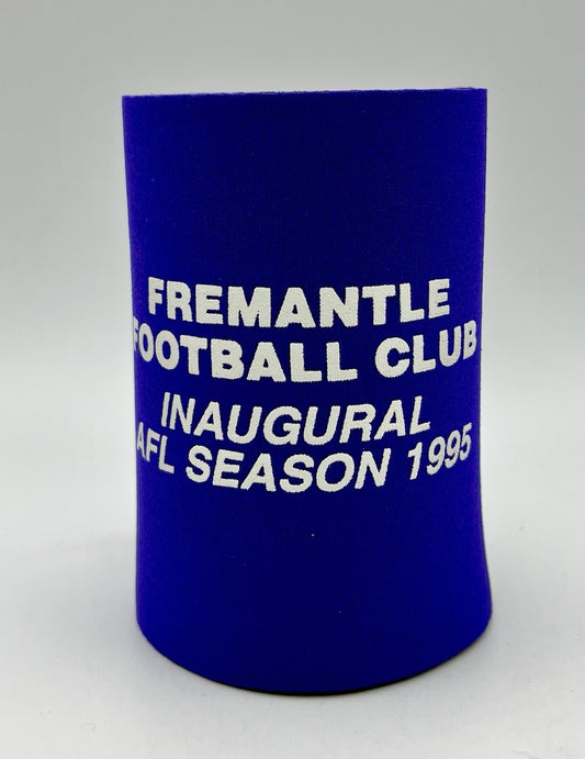 Vintage AFL Stubby Holder/Can Cooler Fremantle Dockers Inaugural Season 1995