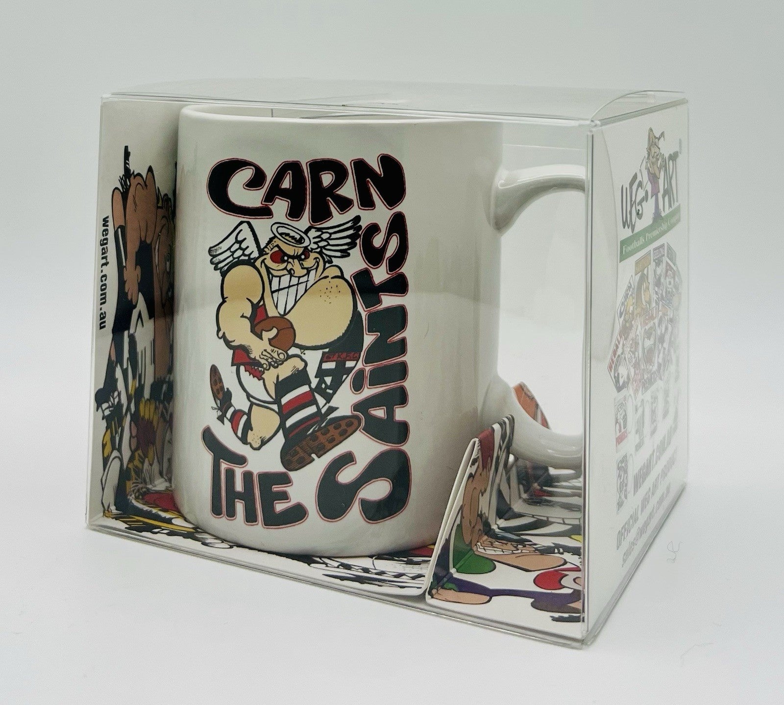 WegArt WEG Supporter Mug - St Kilda Saints - “Carn The Saints”
