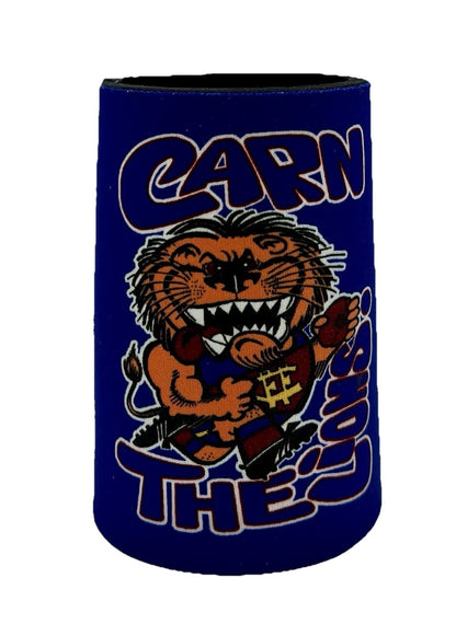 WegArt Stubby Holder Can Cooler - Brisbane Lions  “Carn The Lions”