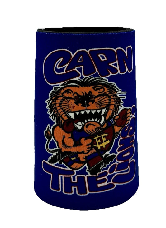 WegArt Stubby Holder Can Cooler - Brisbane Lions  “Carn The Lions”