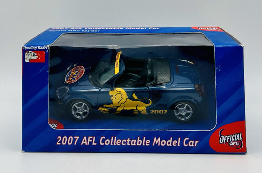 2007 AFL Collectable Model Car Toyota MR2 Spyder Brisbane Lions