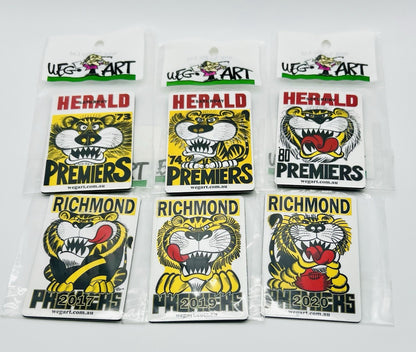 WEG WegArt Premiers Fridge Magnet - Richmond Tigers 1920