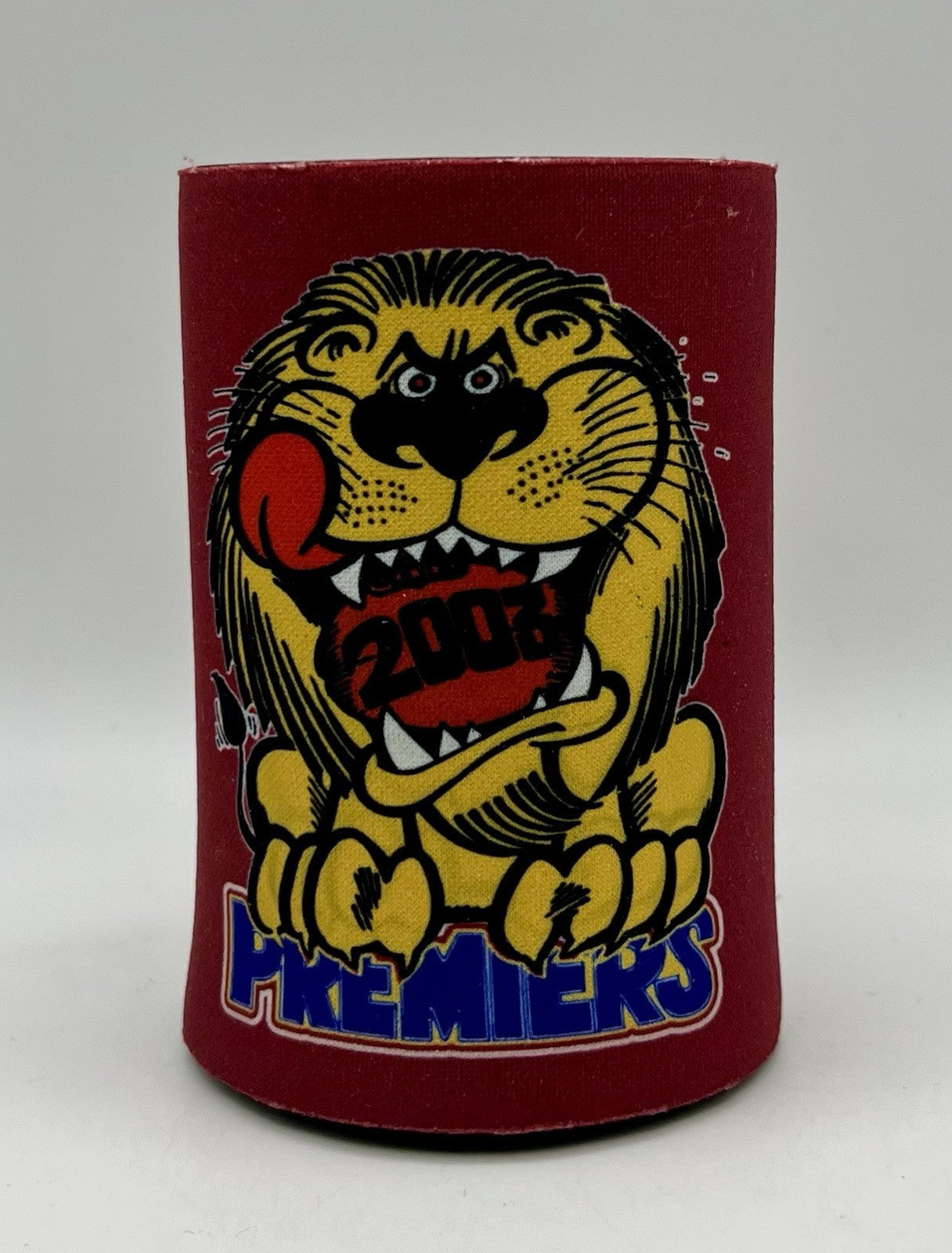 WegArt WEG Premiers Stubby Holder Can Cooler - Brisbane Lions 2003 Old Style