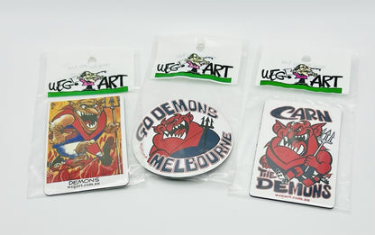 WEG WegArt Premiers Fridge Magnet - Melbourne Demons 2021