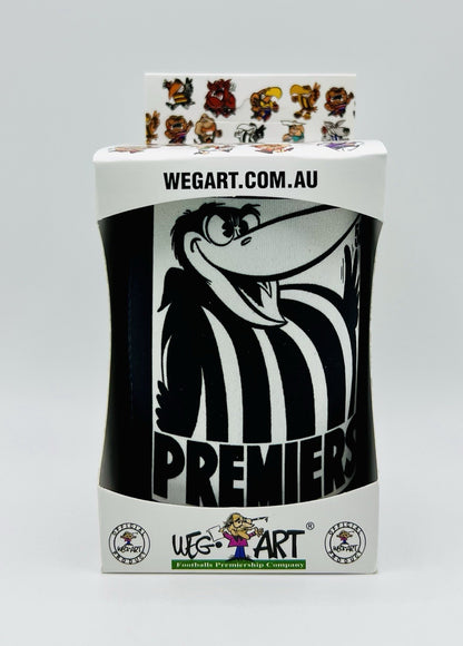 WegArt WEG Premiers Stubby Holder Can Cooler - Collingwood Magpies 1958