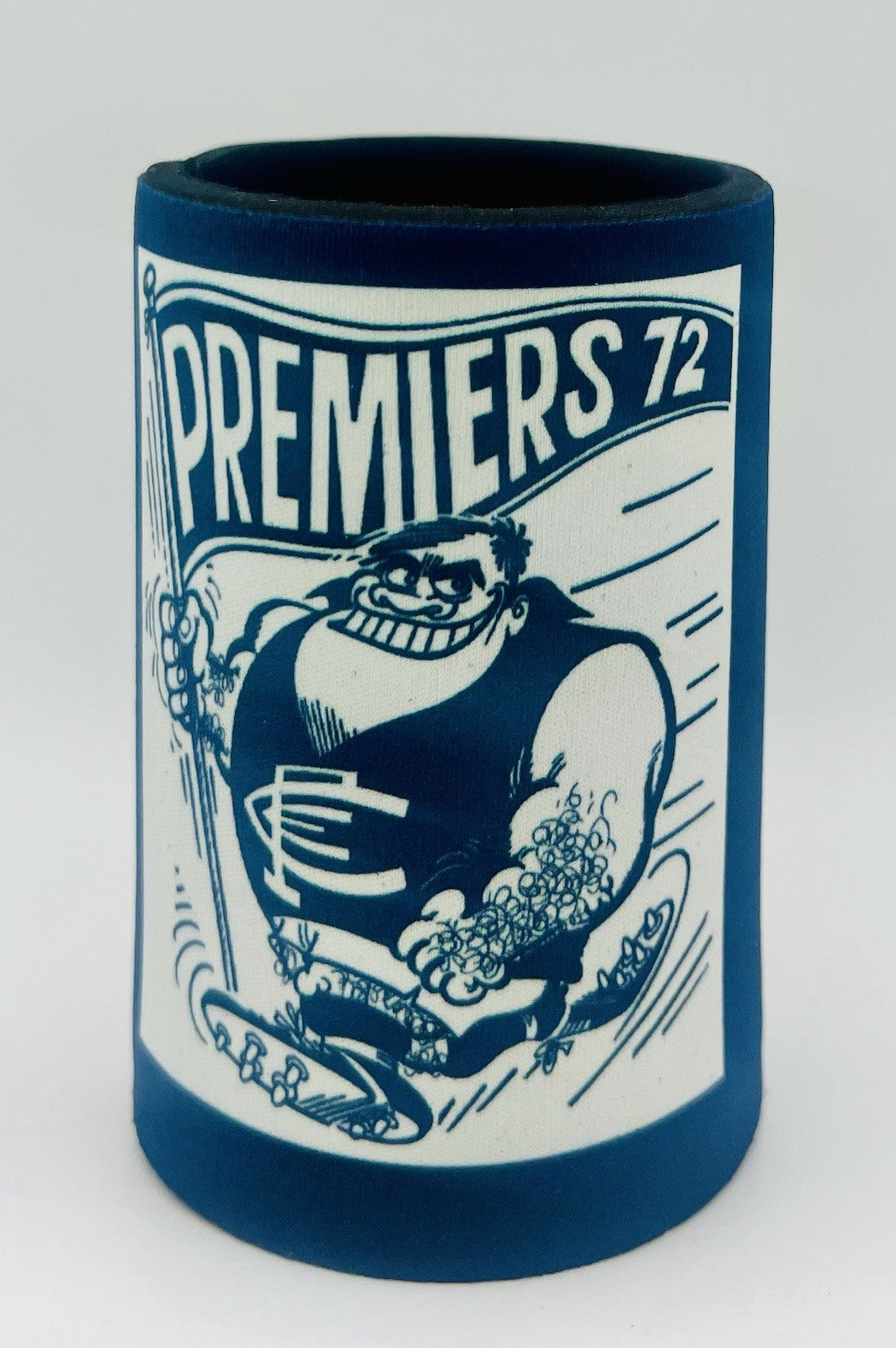 WegArt WEG Premiers Stubby Holder Can Cooler - Carlton Blues 1972