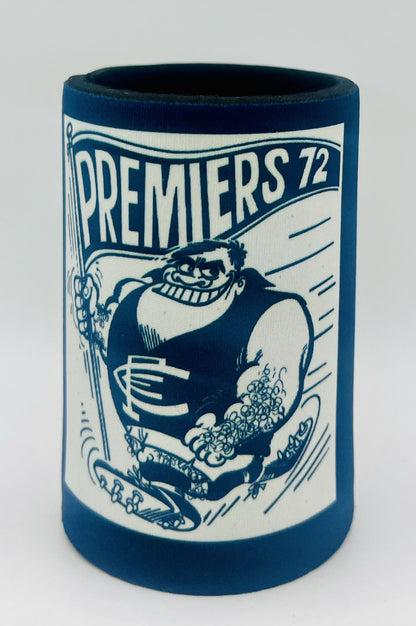 WegArt WEG Premiers Stubby Holder Can Cooler - Carlton Blues 1972