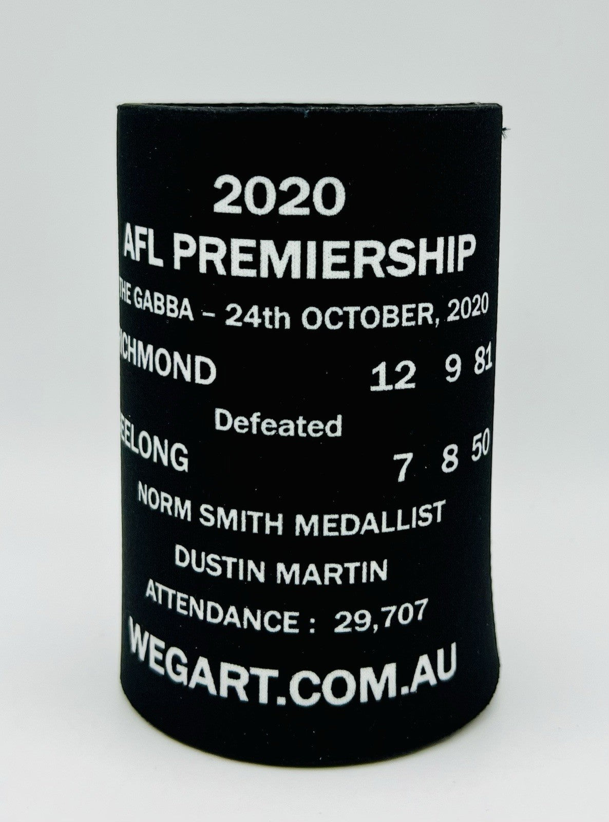 WegArt WEG Premiers Stubby Holder Can Cooler - Richmond Tigers 2020