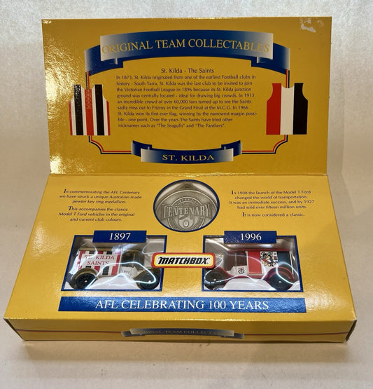 Matchbox AFL Centenary Original Team Collectable Cars St Kilda Saints 1996