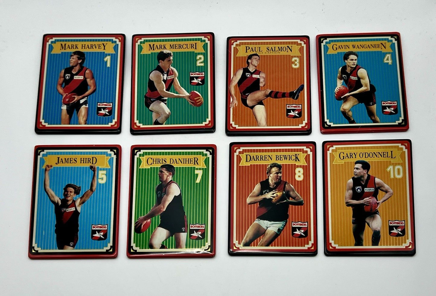Essendon 1993 AFL Premiership Commemorative Metal Card Tin Set ( 21 Metal Cards)