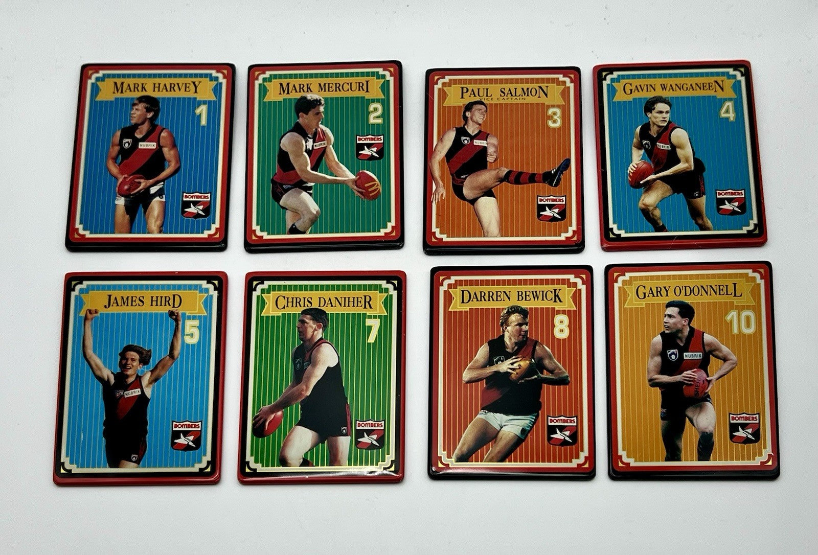 Essendon 1993 AFL Premiership Commemorative Metal Card Tin Set ( 21 Metal Cards)