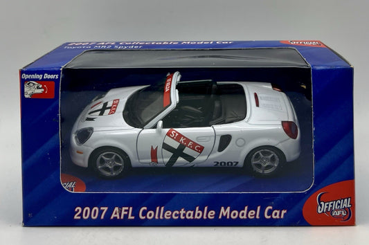 2007 AFL Collectable Model Car Toyota MR2 Spyder St Kilda Saints
