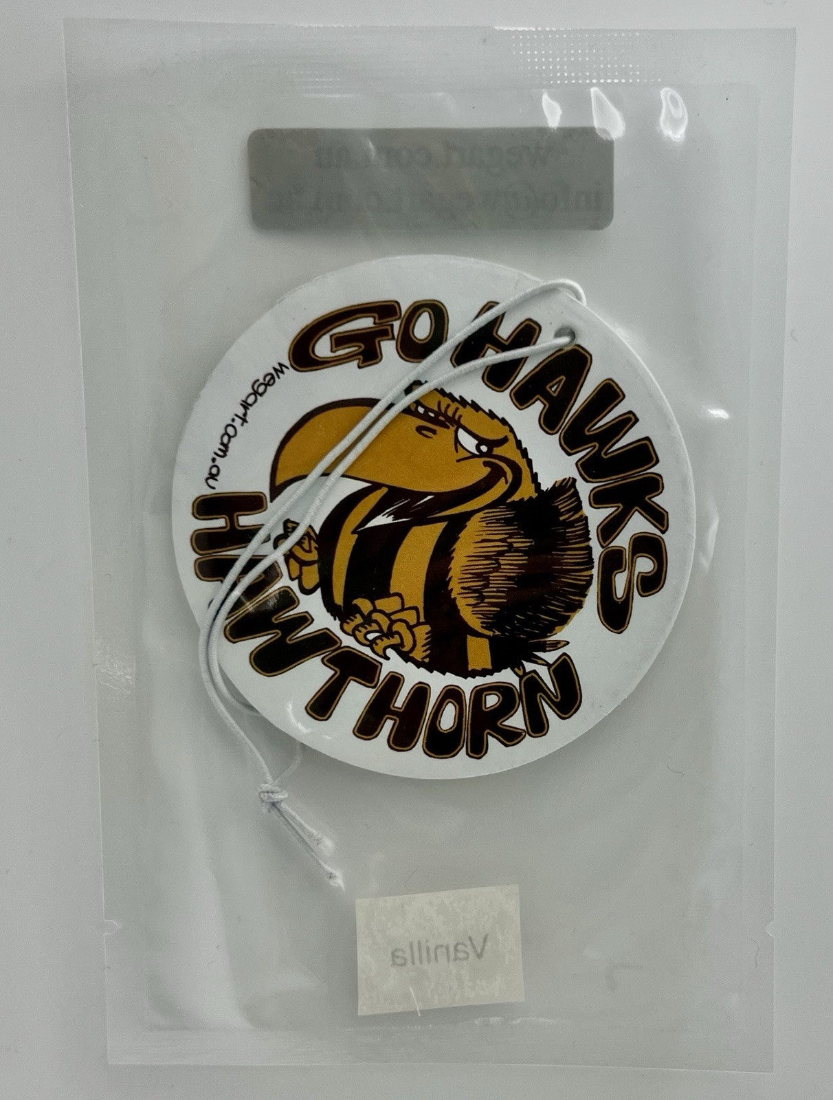 Hawthorn Hawks WEG WegArt Car Air Freshener - VANILLA SCENT