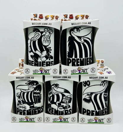 WegArt WEG Premiers Stubby Holder Can Cooler - Collingwood Magpies 1958