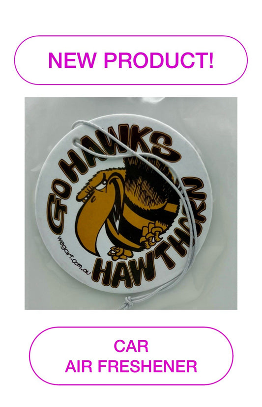 Hawthorn Hawks WEG WegArt Car Air Freshener - PINE SCENT