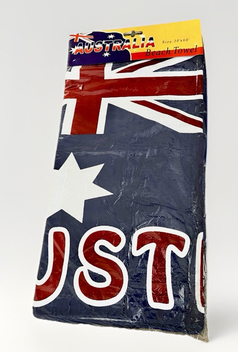Australian Flag Beach Towel