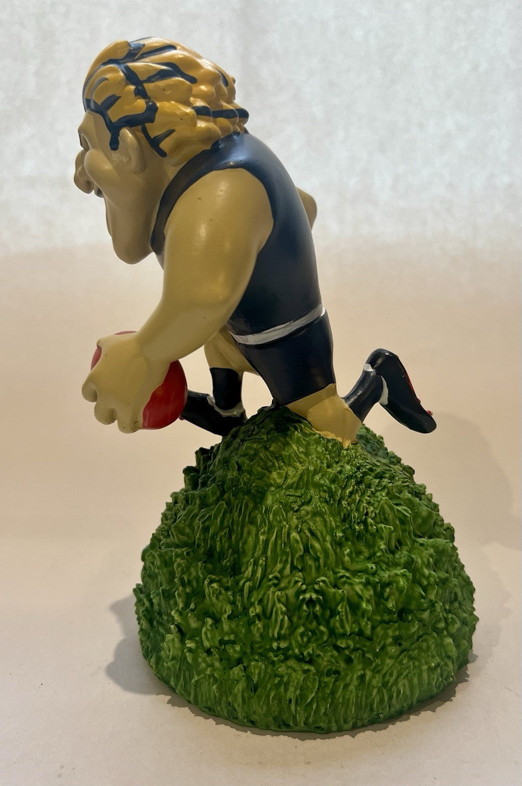 Retro AFL Carlton Blues Mascot Figurine Statue