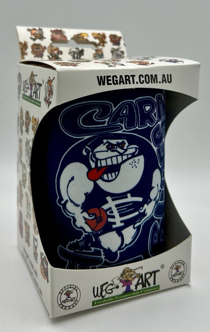 WegArt Stubby Holder Can Cooler - Carlton Blues “Carn The Blues”