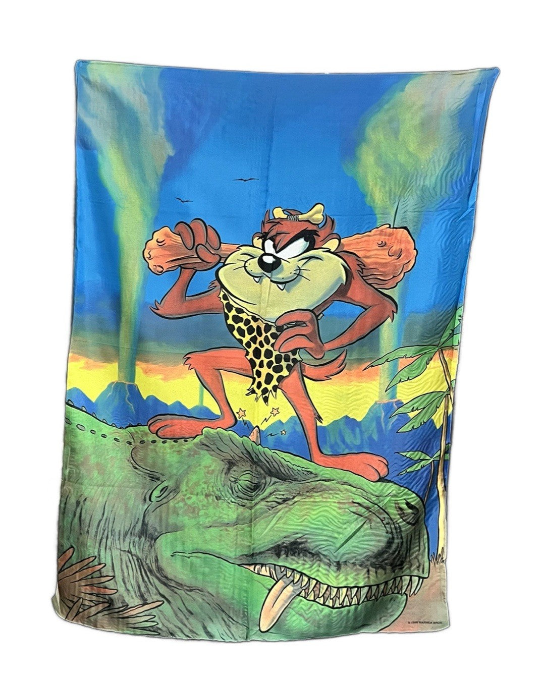 Vintage Taz Textile Poster