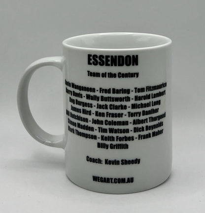 WegArt WEG Supporter Mug  - Essendon Bombers - “Carna Bombers”