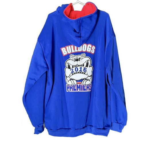 WEG WegArt 2016 Western Bulldogs Premiers Hoodie Size - 4XL