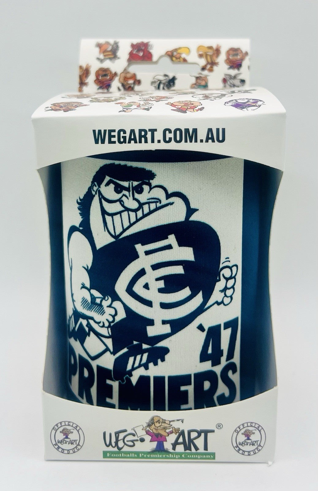 WegArt WEG Premiers Stubby Holder Can Cooler - Carlton Blues 1947