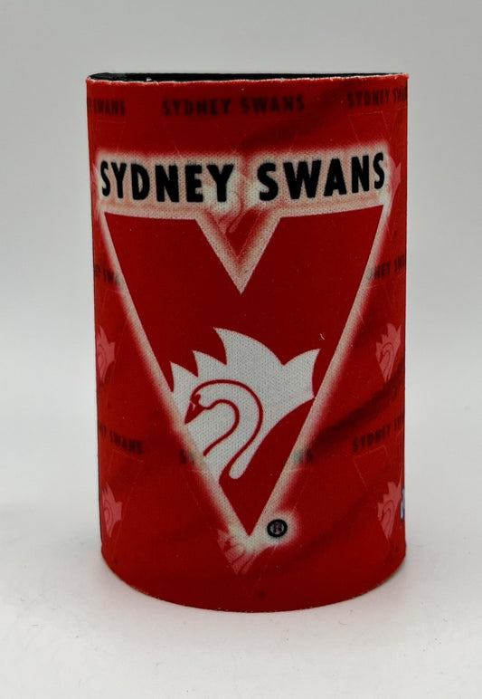 Vintage AFL Stubby Holder/Can Cooler Sydney Swans Team History