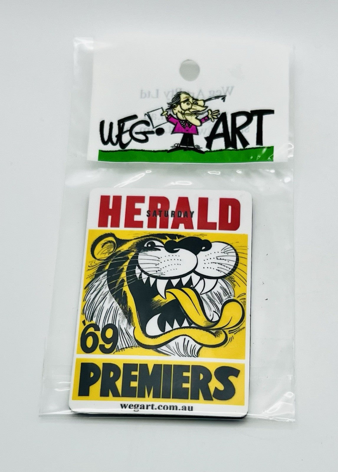 WEG WegArt Premiers Fridge Magnet - Richmond Tigers 1969