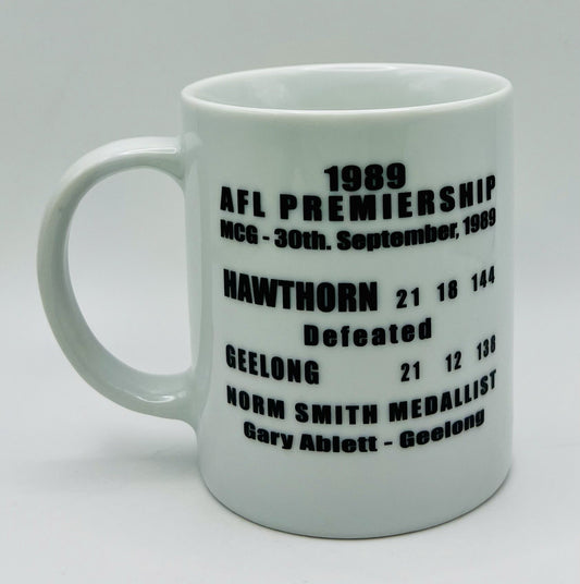 WegArt WEG Premiers Mug  - Hawthorn Hawks 1989